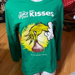 Youth Green Grinch Long Sleeve Shirt